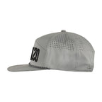 Ahead Zurich Flat Bill Cap with Rope Detail Transfer - Cement - View 3