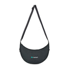 Alba Expandable Sling Bag in Recycled PET Embroidery - Black Sand - View 1