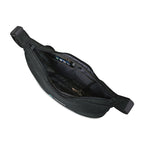 Alba Expandable Sling Bag in Recycled PET Transfer - Black Sand - View 3