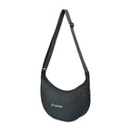 Alba Expandable Sling Bag in Recycled PET Transfer - Black Sand - View 4