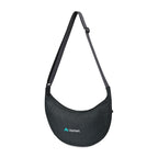 Alba Expandable Sling Bag in Recycled PET Transfer - Black Sand - View 5