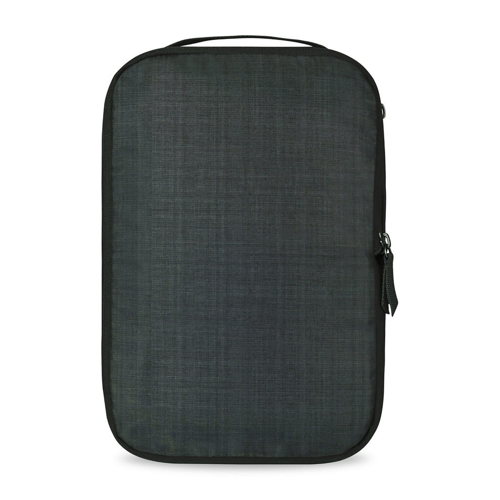 Alba Recycled Compression Packing Cube, Medium Embroidery - Black Sand - View 3