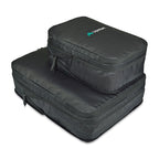 Alba Recycled Compression Packing Cube Set, Medium and Large - Black Sand - View 4