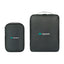 Alba Recycled Compression Packing Cube Set, Medium and Large Embroidery - Black Sand - View 1