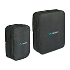 Alba Recycled Compression Packing Cube Set, Medium and Large Transfer - Black Sand - View 2