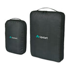 Alba Recycled Compression Packing Cube Set, Medium and Large Transfer - Black Sand - View 3