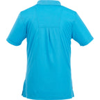Albula Polo with Contrast Collar for Women Embroidery - Chill/Steel Grey - Back Flat