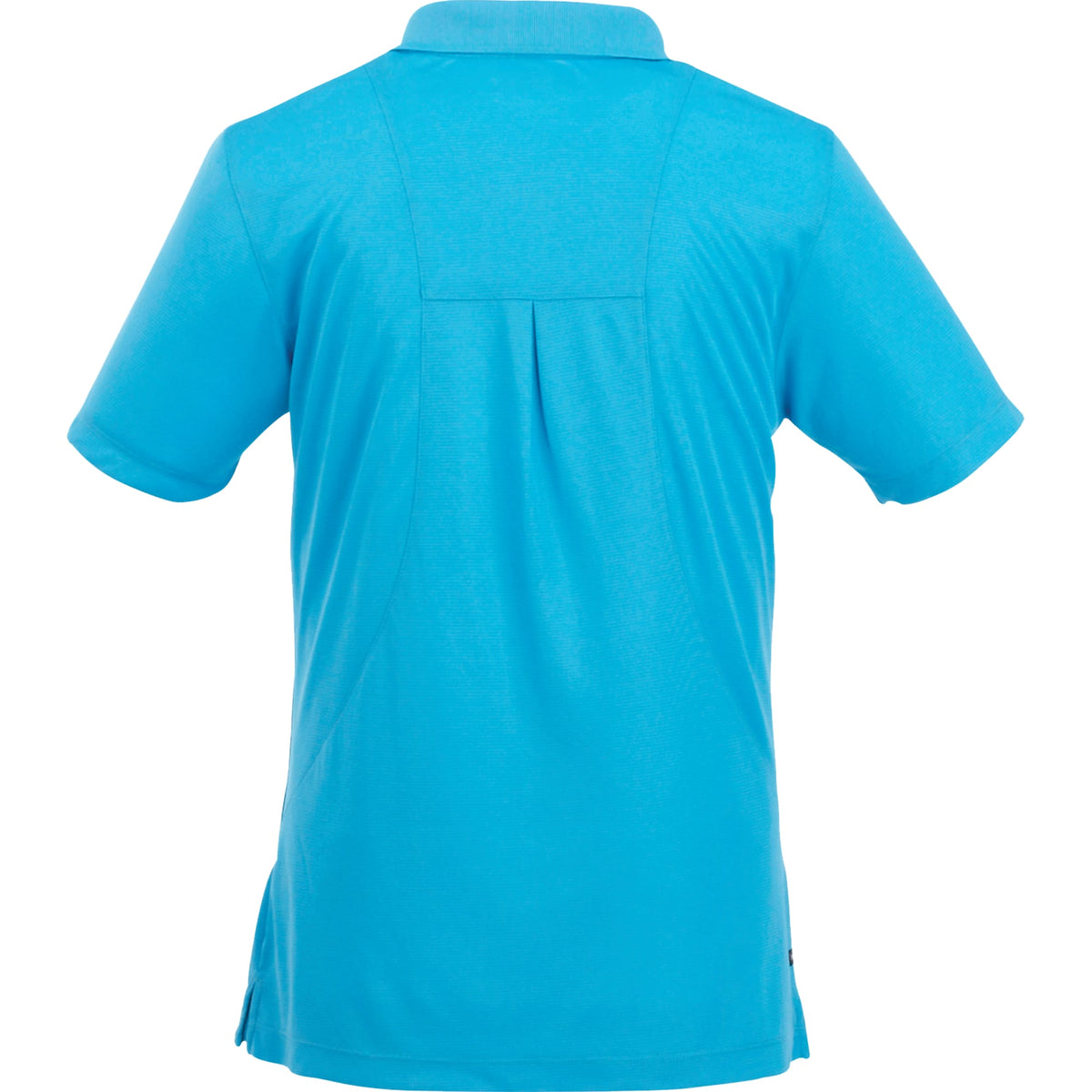 Albula Polo with Contrast Collar for Women Embroidery - Chill/Steel Grey - Back Flat