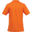 Albula Polo with Contrast Collar for Women Embroidery - Saffron/White - Back Flat