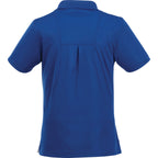 Albula Polo with Contrast Collar for Women Transfer - Metro Blue/White - Back Flat