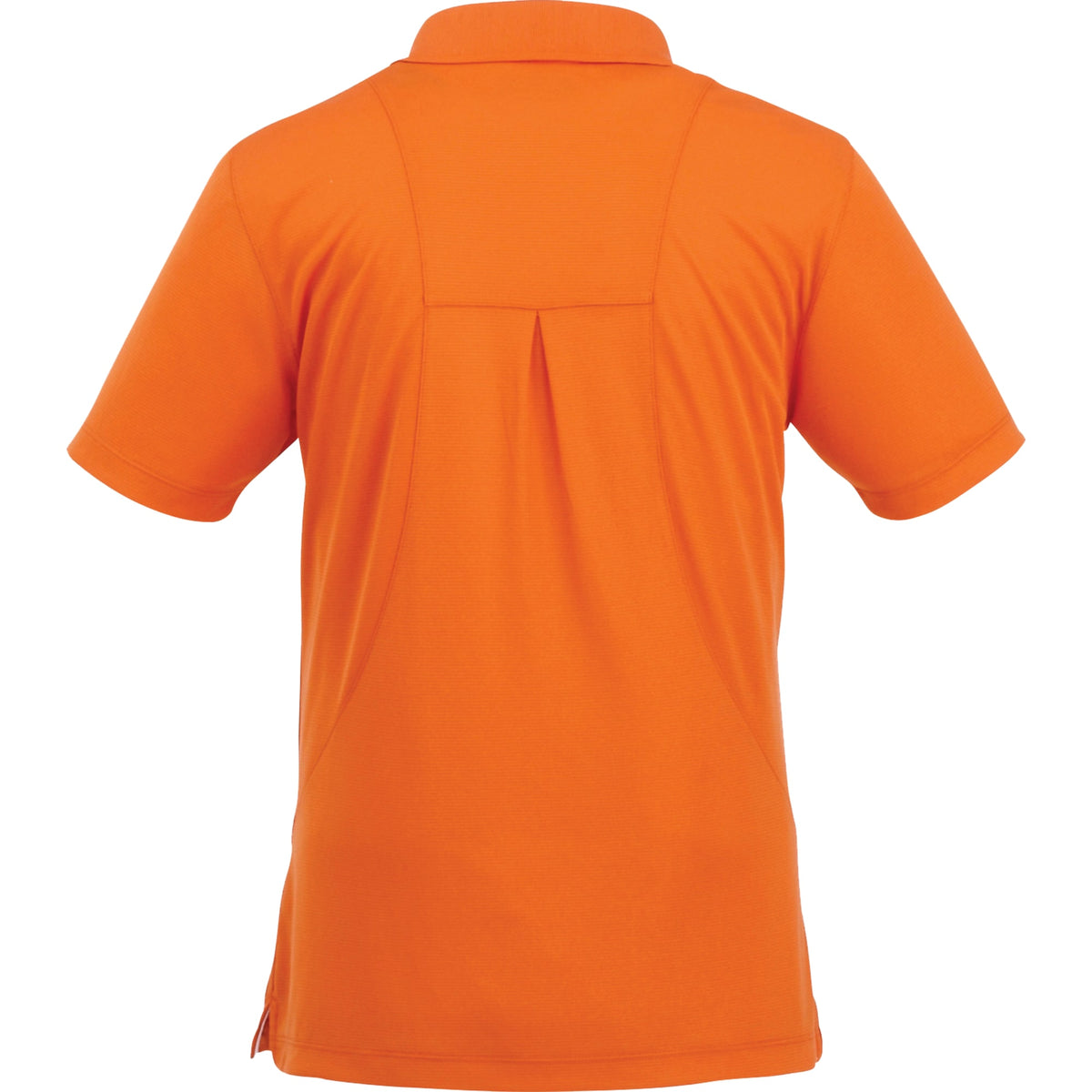Albula Polo with Contrast Collar for Women Transfer - Saffron/White - Back Flat