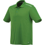 Albula Short Sleeve Polo with Contrast Collar for Men Embroidery - Juniper/White - Flat
