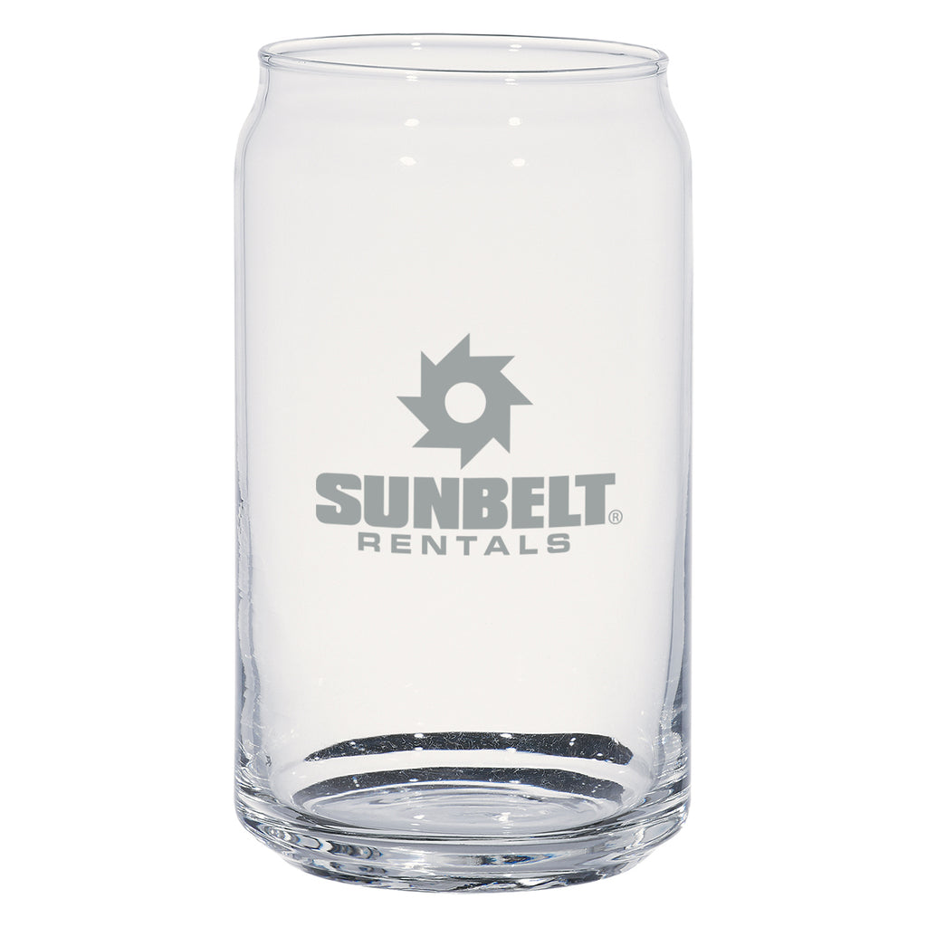 Ale Glass Can, 16 oz - Clear - Laser Engraving