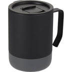 Alexander Vacuum Tumbler with Handle and Slider Lid, 14 oz - Black - Right Angle