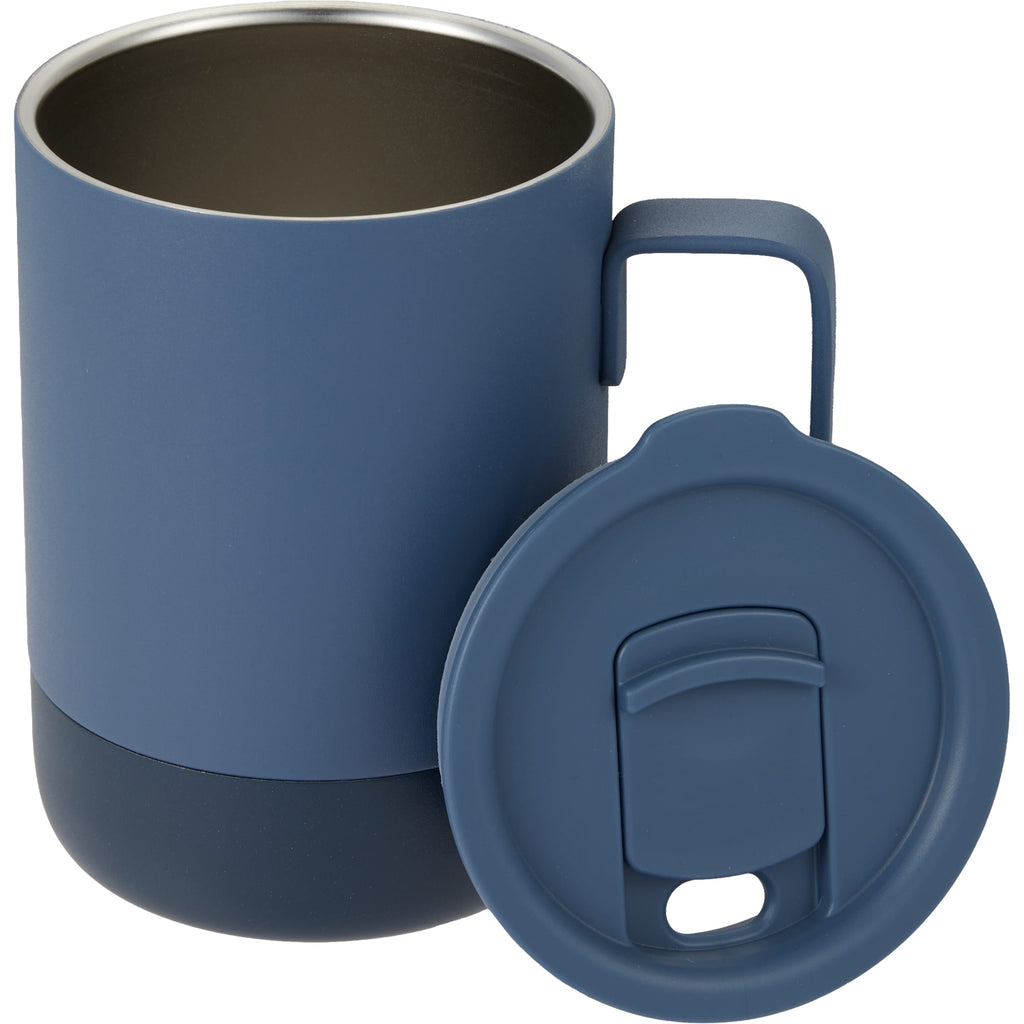 Alexander Vacuum Tumbler with Handle and Slider Lid, 14 oz - Midnight Blue - Detail 2