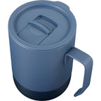 Alexander Vacuum Tumbler with Handle and Slider Lid, 14 oz - Midnight Blue - Detail 4