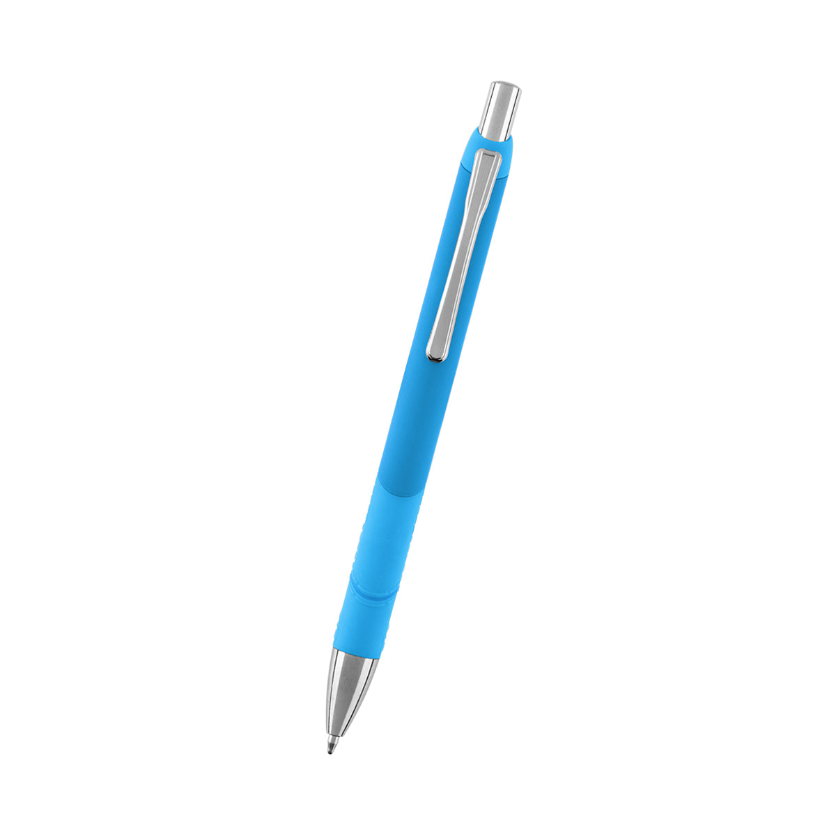 Alexei Pen in Recycled ABS - Light Blue - Front