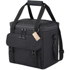 Alfresco Recycled Event Cooler for 24 Cans Embroidery - Black - Left Angle 2