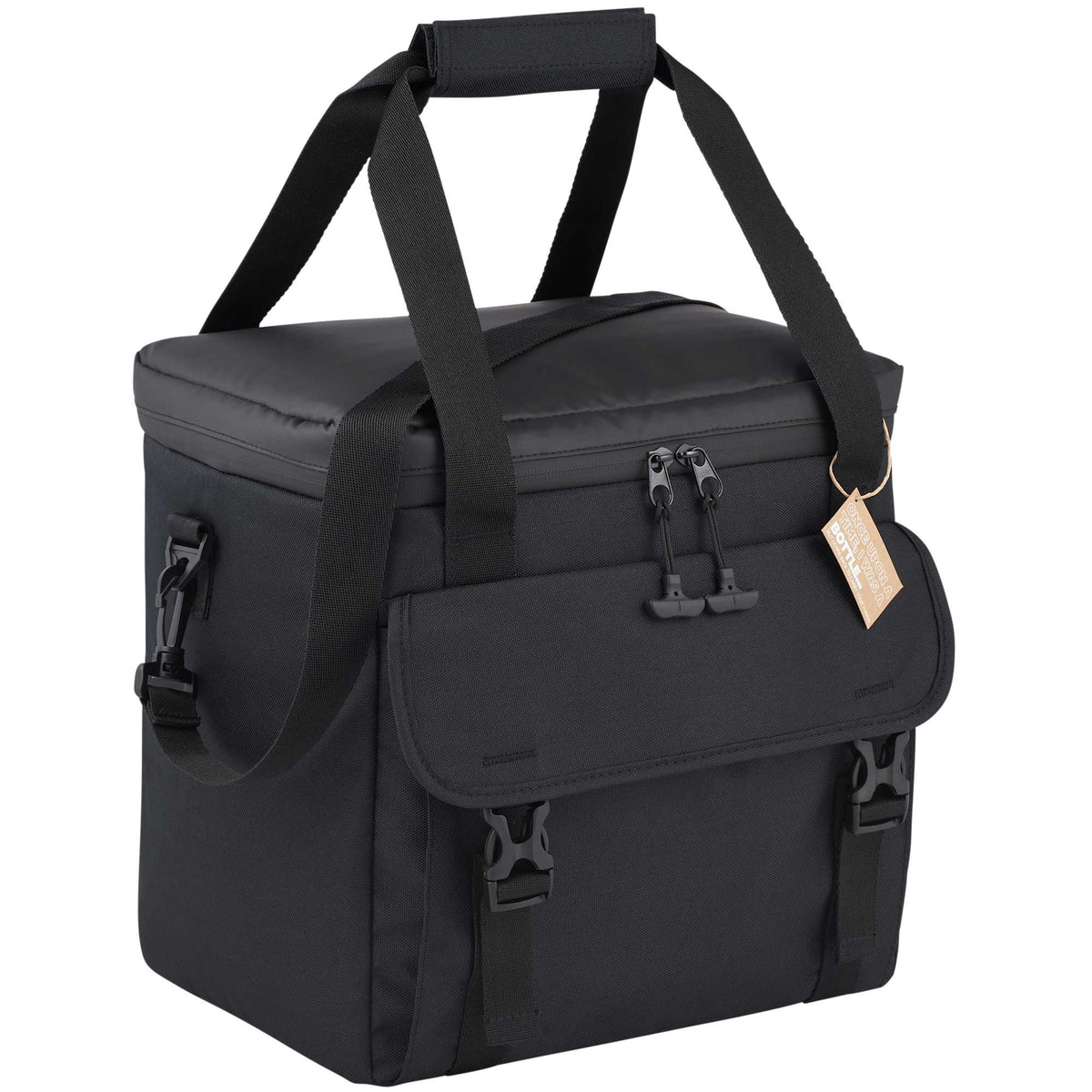 Alfresco Recycled Event Cooler for 24 Cans Transfer - Black - Right Angle 2