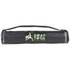 Align Yoga Mat with Carry Bag, 6mm Embroidery - Black - Front