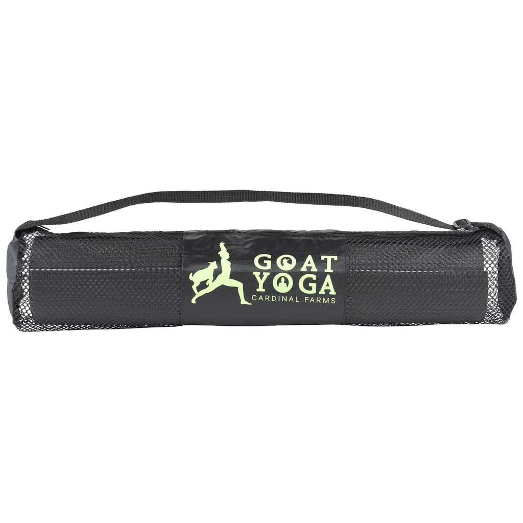 Align Yoga Mat with Carry Bag, 6mm Transfer - Black - Front