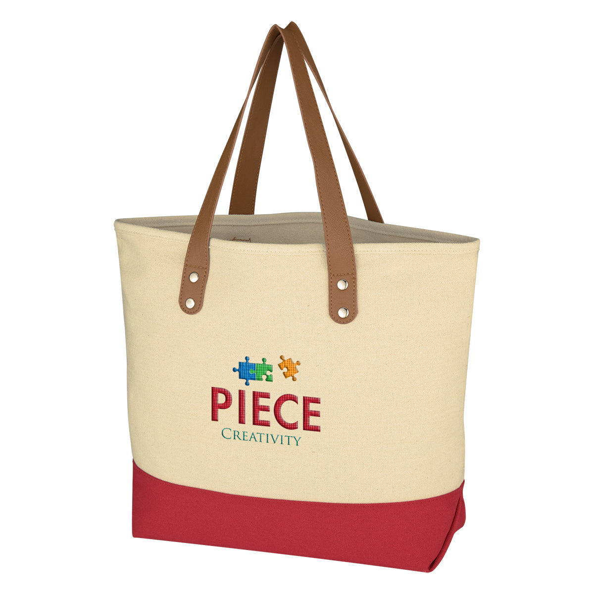 Alison Cotton Tote Bag, 12 oz - Embroidery