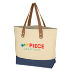Alison Cotton Tote Bag, 12 oz - Navy - Colorbrite