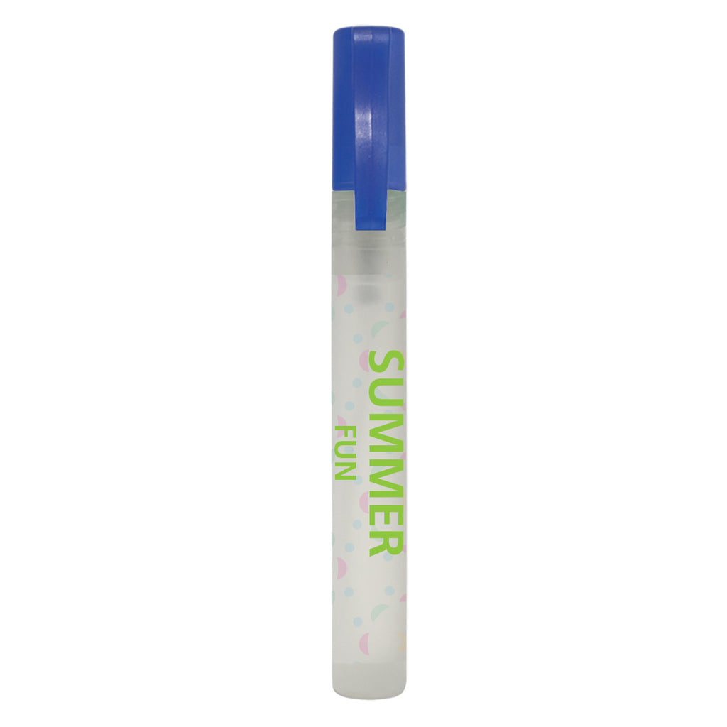 All Natural Insect Repellent Pen Sprayer, 0.34 oz - Blue - Full Color on a Clear Label