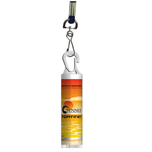 All Natural Lip Moisturizer in Colors, USA Made - White - cord-lanyard