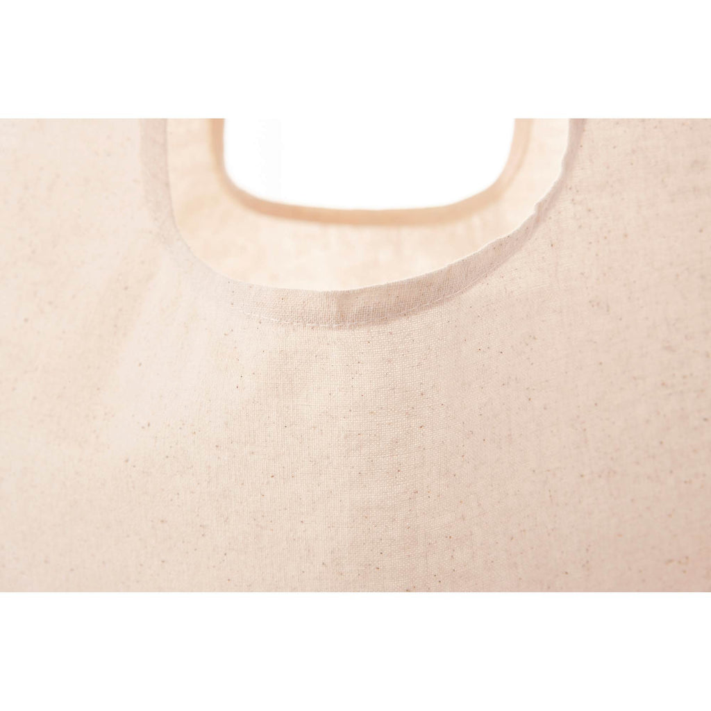 All-Purpose Cotton Canvas Shopping Tote, 5 oz Full Color - Natural - Photo