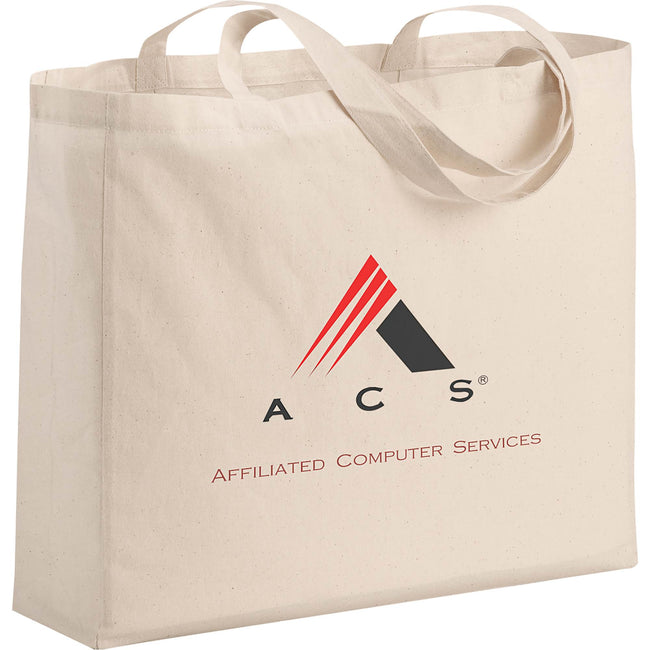All-Purpose Cotton Canvas Tote, 6 oz Embroidery