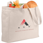 All-Purpose Cotton Canvas Tote, 6 oz - Natural - Photo 3