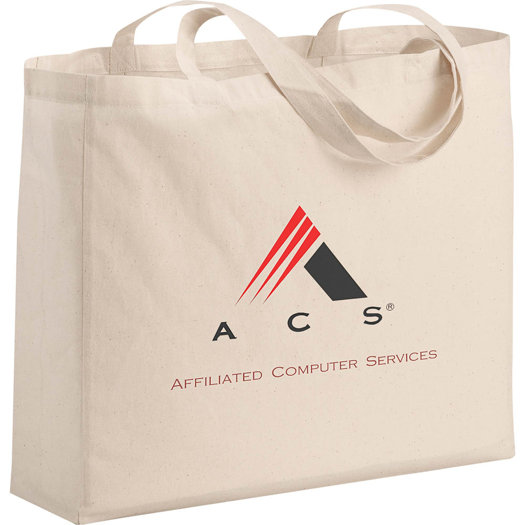 All-Purpose Cotton Canvas Tote, 6 oz - Natural - Photo