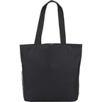 All-Purpose Tote with Bottle Pocket in Recycled PET Full Color - Black - Back
