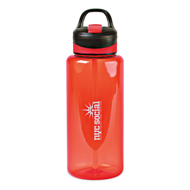 All-Star Tritan Sports Bottle with Pop-Up Straw, 42 oz
