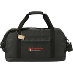 All-Weather Duffel Bag in Recycled Polyester, 22 Inches Transfer - Black - Front