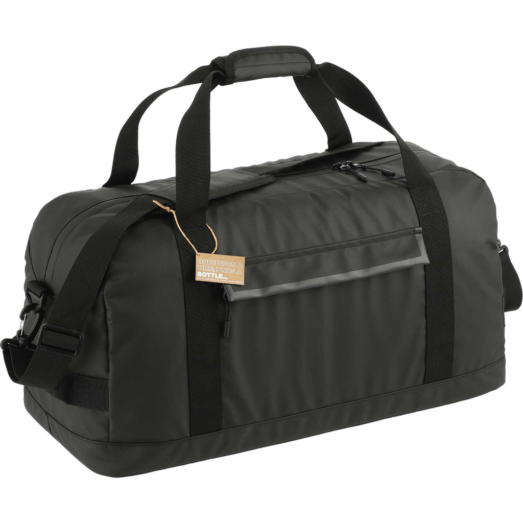 All-Weather Duffel Bag in Recycled Polyester, 22 Inches Transfer - Black - Right Angle 2