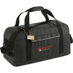 All-Weather Duffel Bag in Recycled Polyester, 22 Inches Transfer - Black - Right Angle