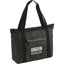 All-Weather Recycled Tote with Laptop Sleeve Embroidery - Black - Right Angle