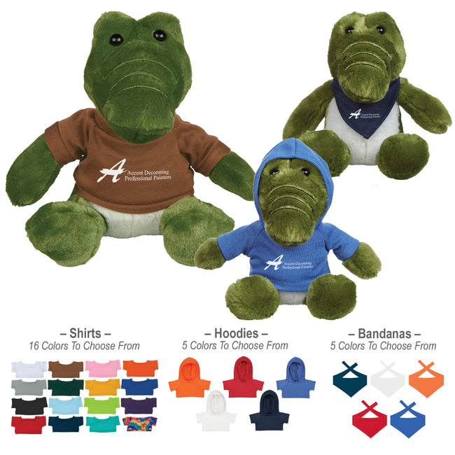 Allie Gator Plush Toy, 6 Inch