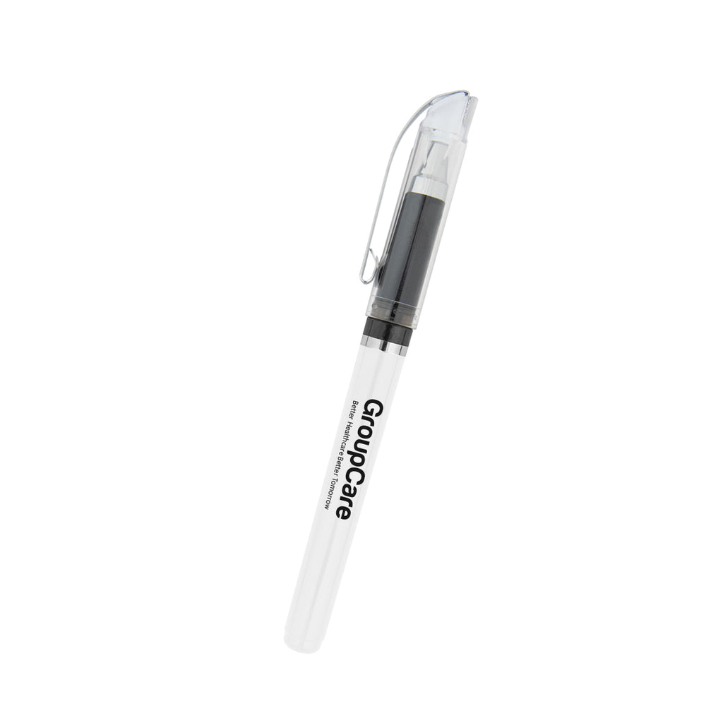Aloha Pen with Gel Ink - White - Silk Screen