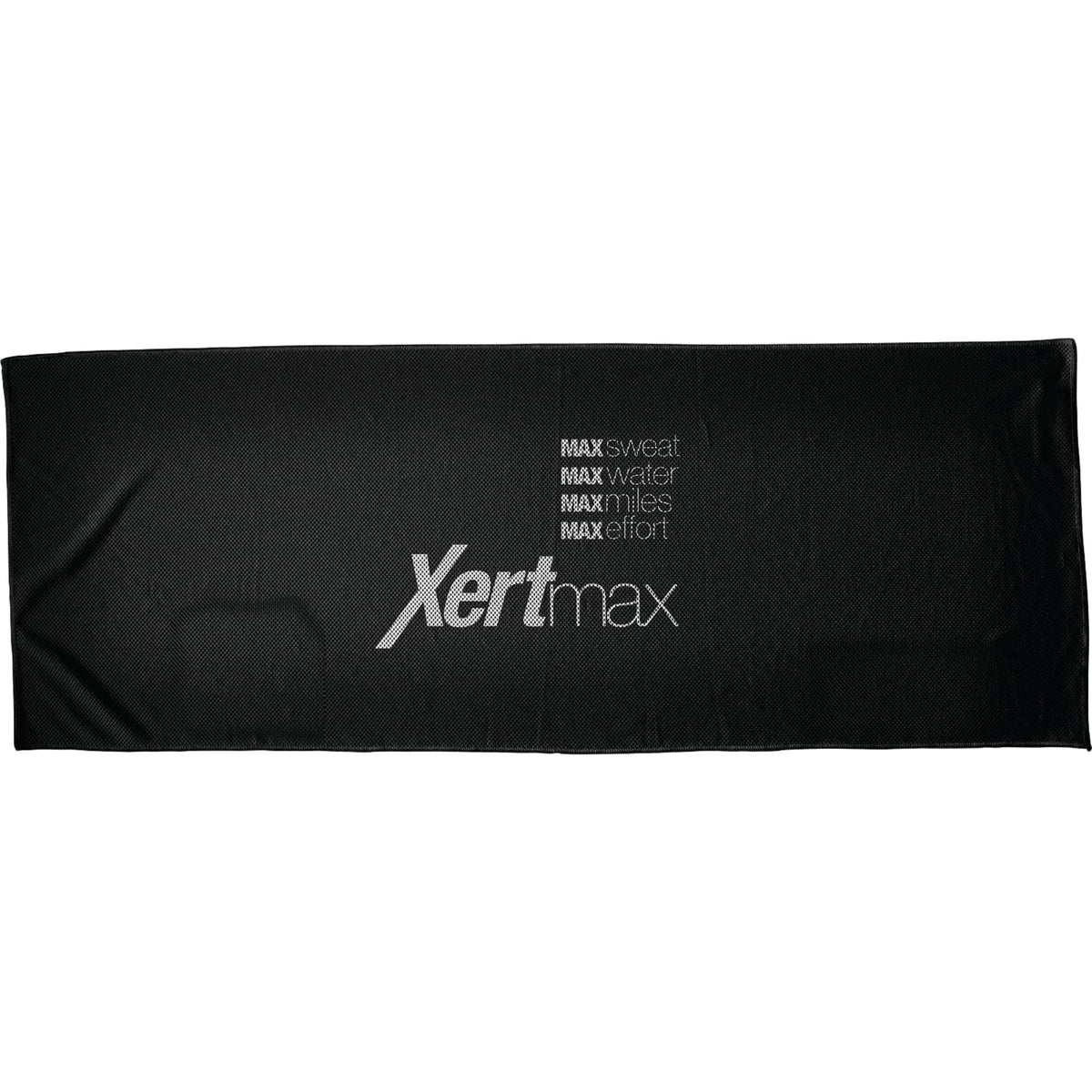 Alpha Cooling Fitness Towel - Black - Front
