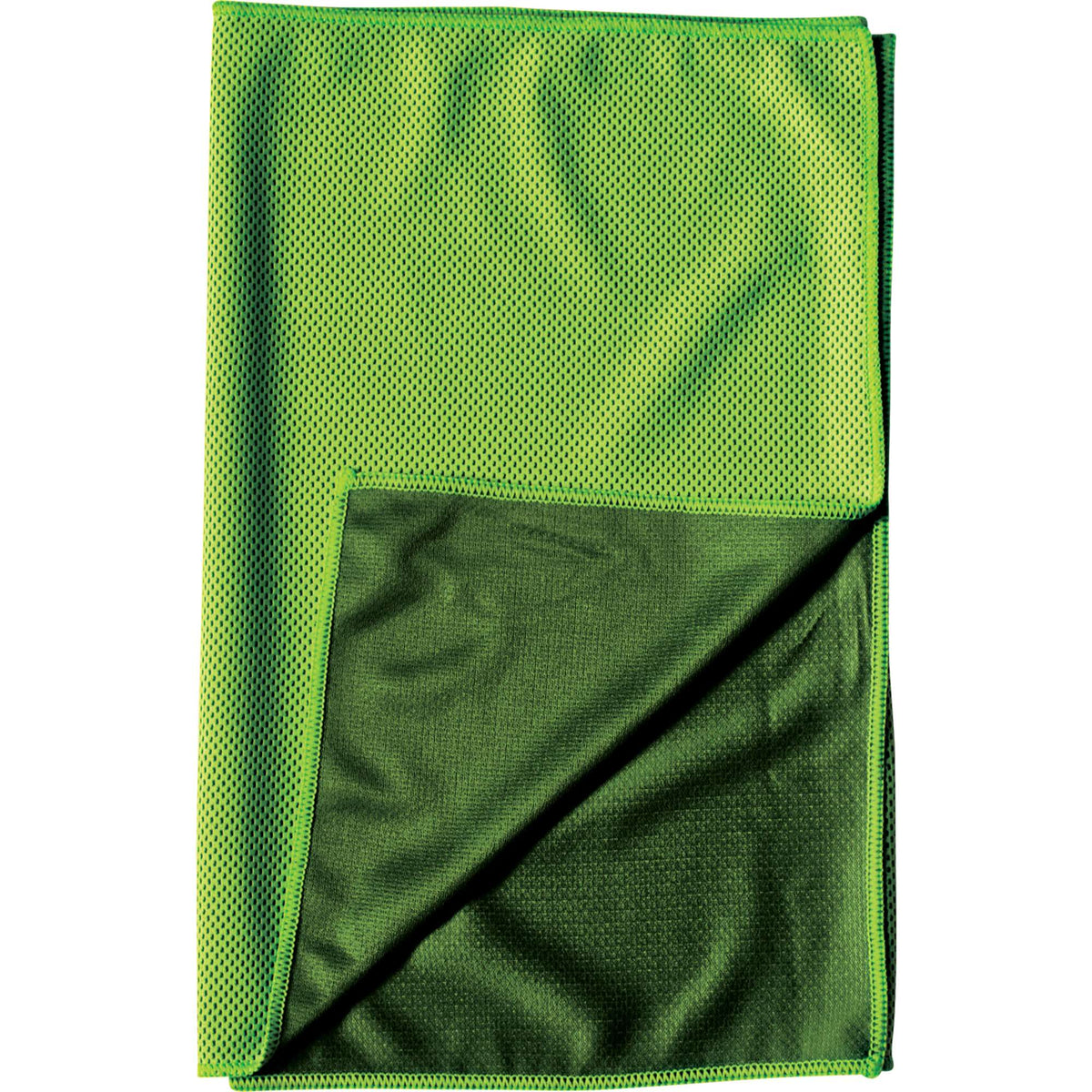 Alpha Cooling Fitness Towel Full Color - Lime - Front 2