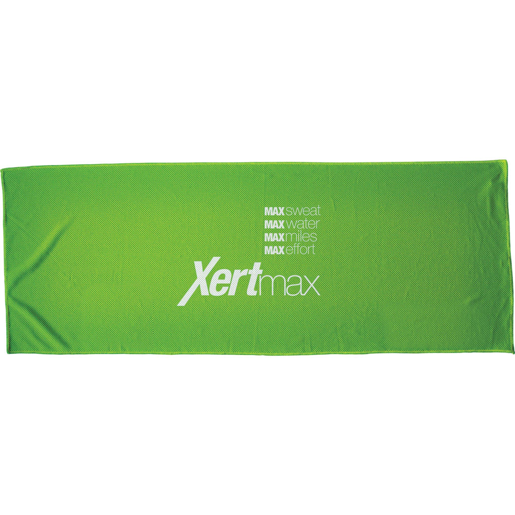 Alpha Cooling Fitness Towel Full Color - Lime - Front