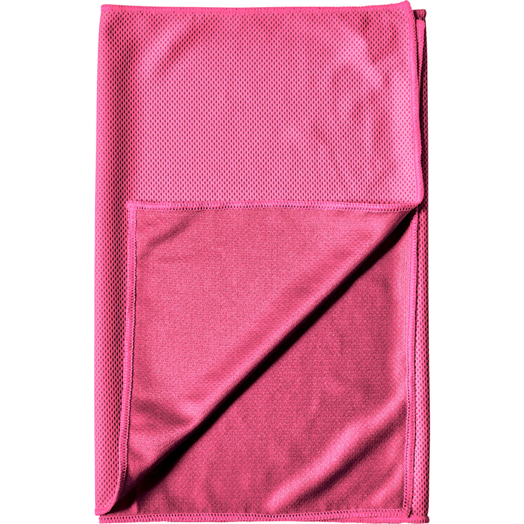 Alpha Cooling Fitness Towel Full Color - Pink - Front 2