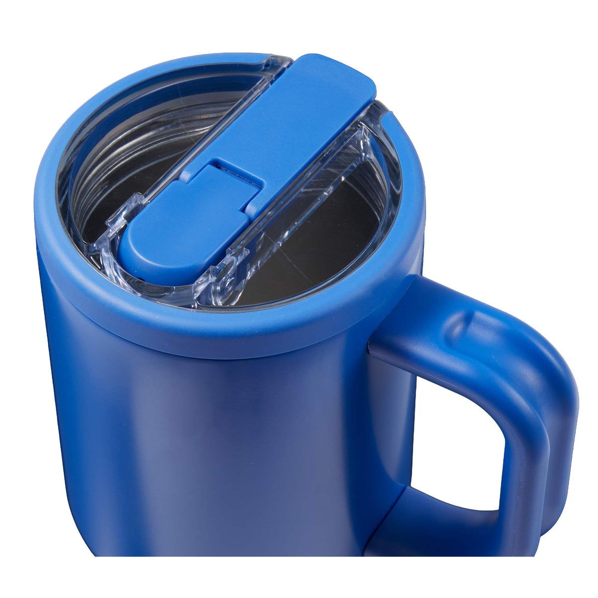 Alpine Insulated Travel Mug with Flip Straw, 30 oz - Bay Blue - Detail 2