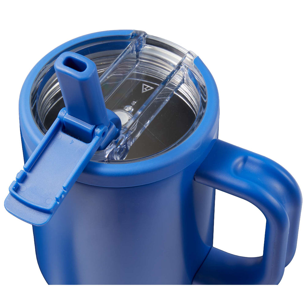 Alpine Insulated Travel Mug with Flip Straw, 30 oz - Bay Blue - Detail
