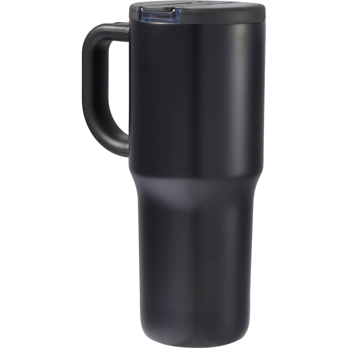 Alpine Insulated Travel Mug with Flip Straw, 30 oz - Black - Back 2