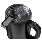 Alpine Insulated Travel Mug with Flip Straw, 30 oz - Black - Detail