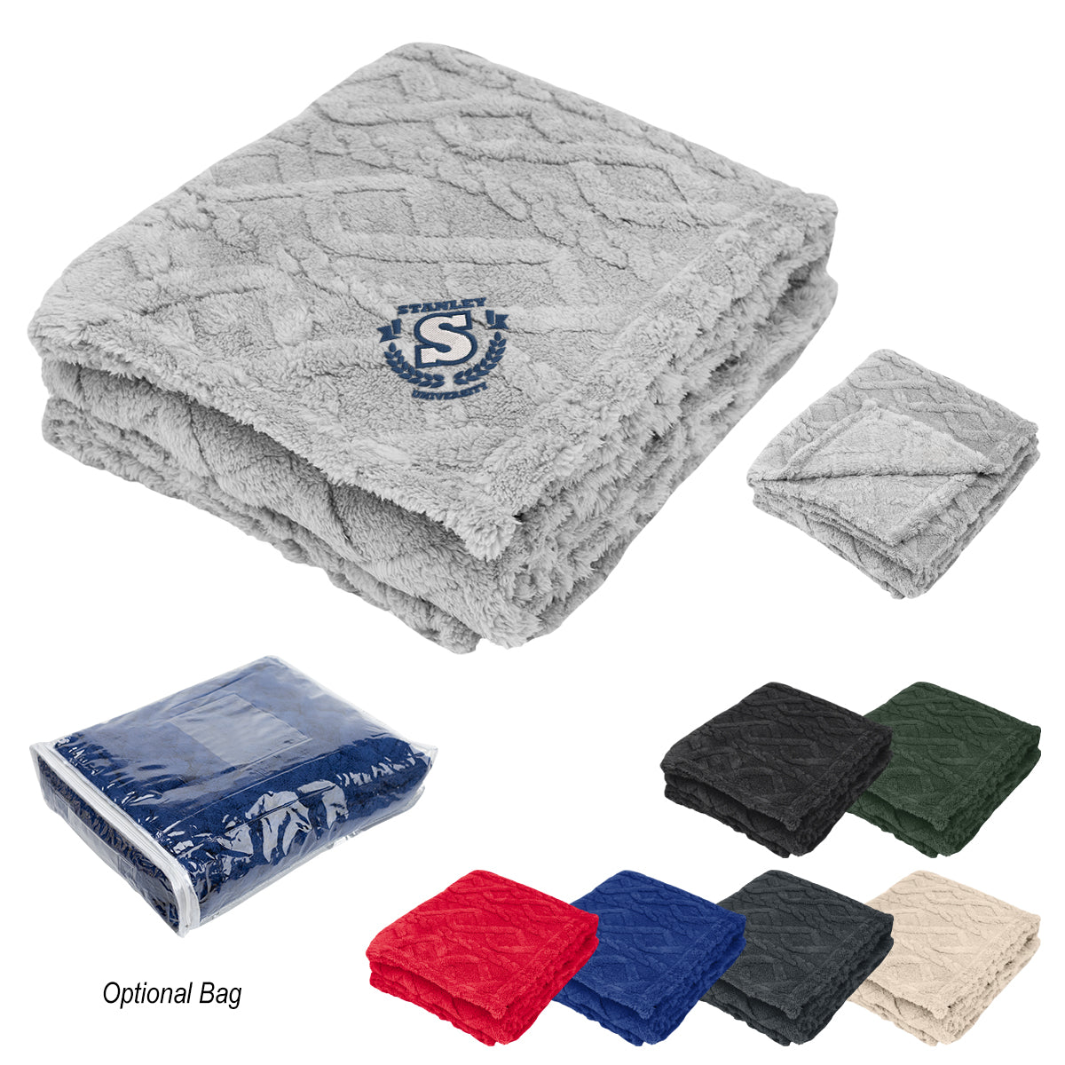 Alpine Sherpa Blanket in Recycled PET